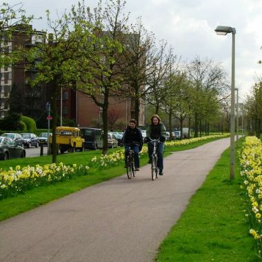 Ringfietspad in Antwerpen