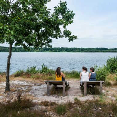 Pauze bij Kanaalplas in Mol