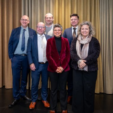 Groepsfoto eedaflegging Aarstelaar, Edegem, Hove, Kontich en Lint