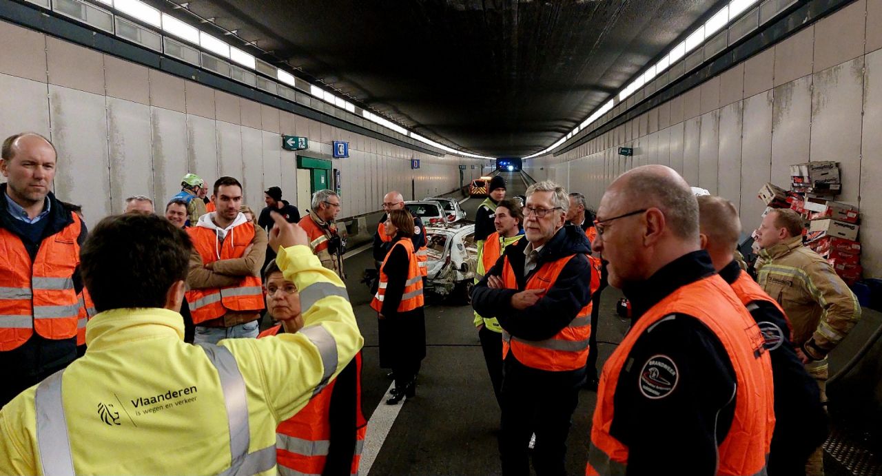 Rampoefening Zelzatetunnel - overzicht