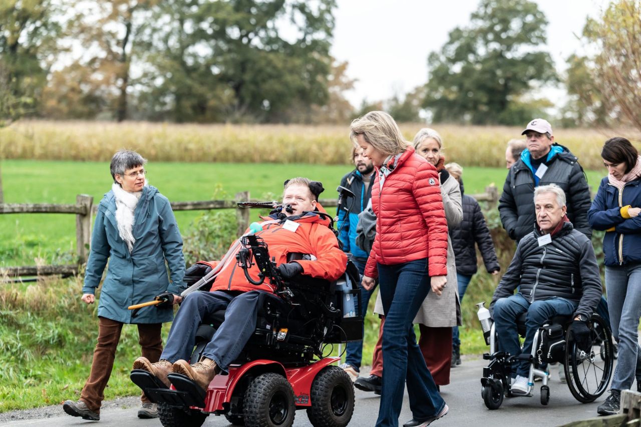 Wandeling verjaardag Koningin Mathilde