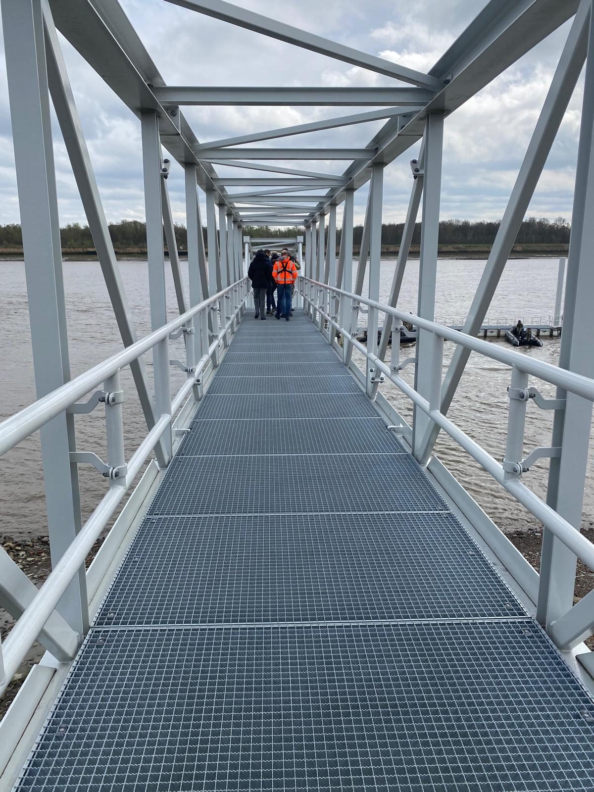 Inhuldiging pontonbrug - Baileybrug