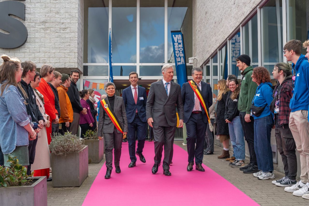 Bezoek Koning Filip - 25 jaar Technopolis Mechelen - loper