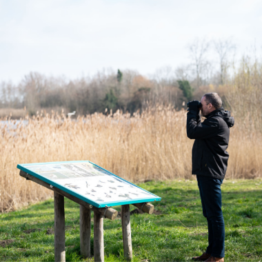 Didier Soens bij Jutse plassen