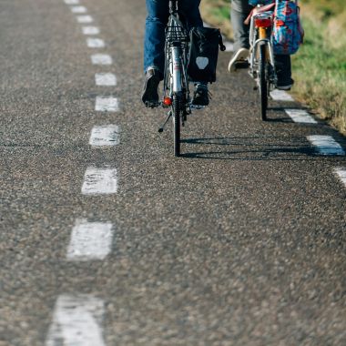 fietsen in gemengd verkeer