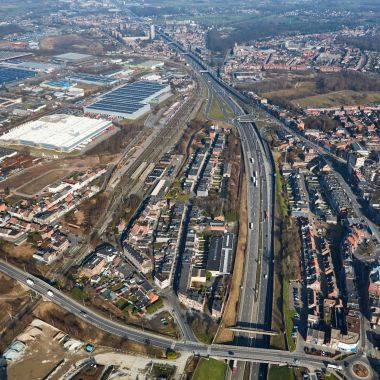 Luchtfoto Stationsomgeving Boom