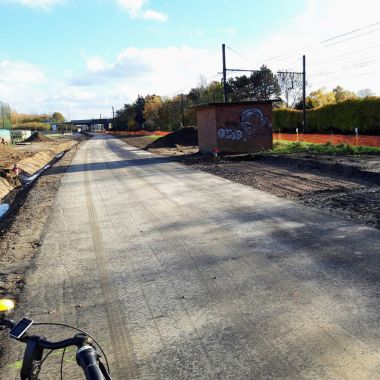 Fietsostrade F11 tussen luchthaven van Deurne en Mortsel