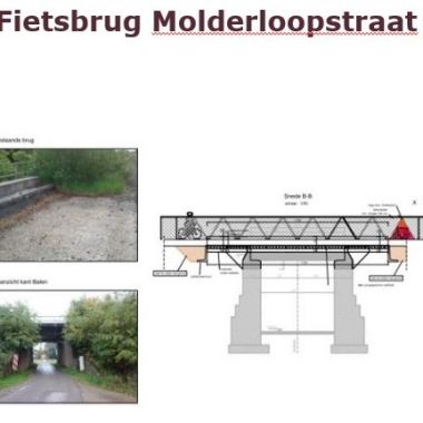 Tekening brug Molderloopstraat