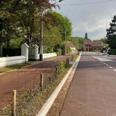 Fietsfonds, afgewerkt fietspad Weynesbaan in Bonheiden