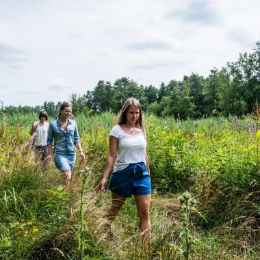 Fietsen en wandelen