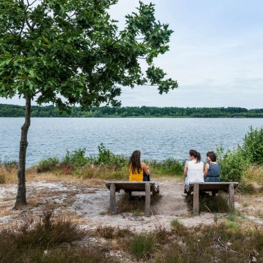 Pauze bij Kanaalplas in Mol