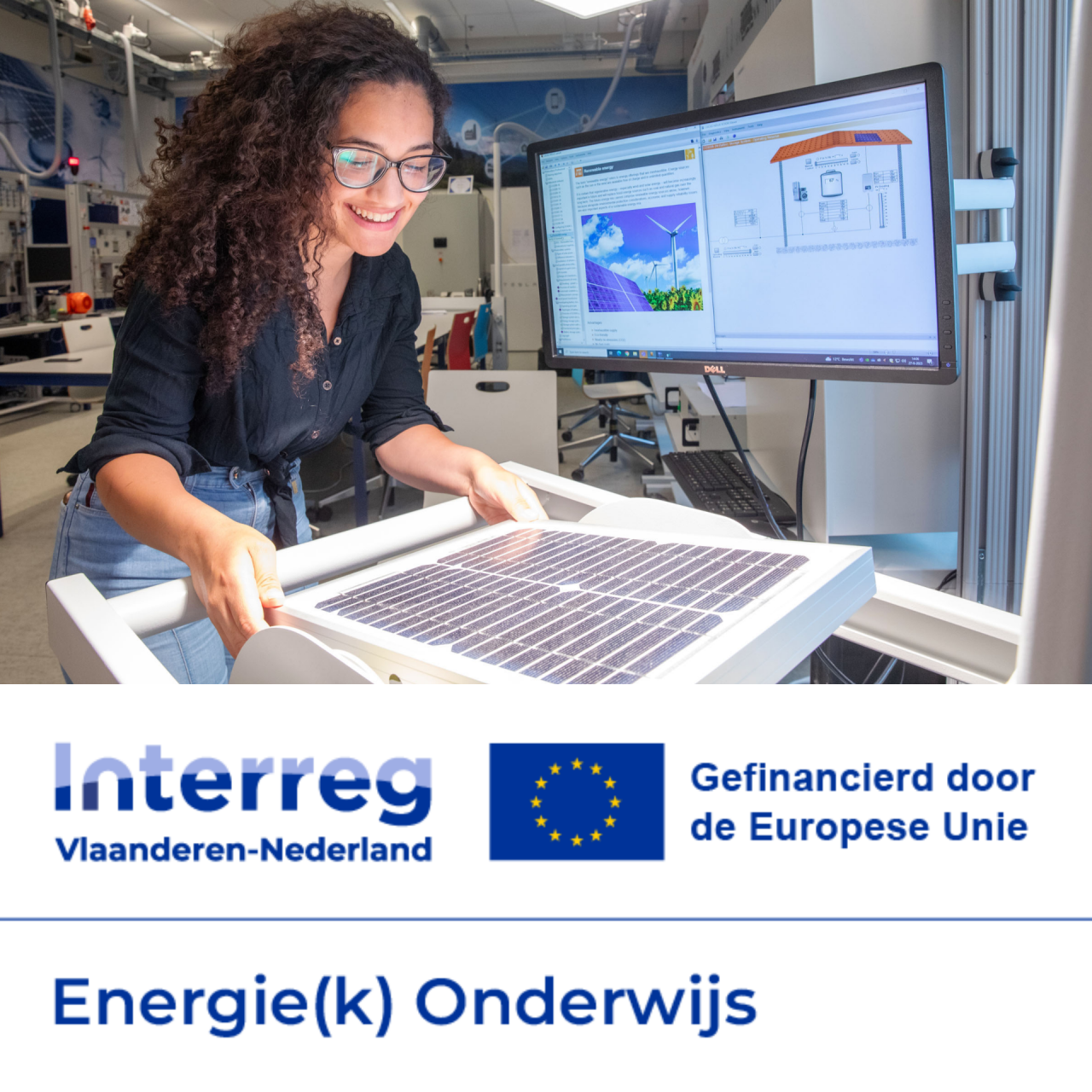 Foto met logo Energiek onderwijs