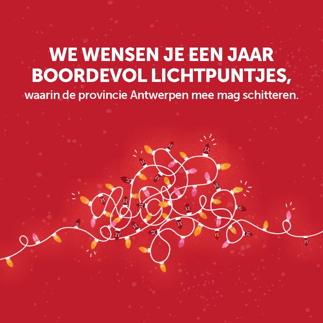 We wensen je een jaar boordevol lichtpuntjes