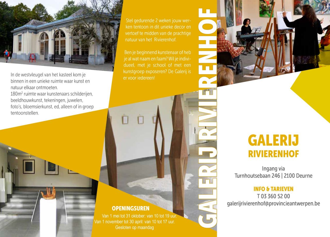 Flyer Galerij Rivierenhof