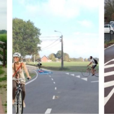 Voorbeelden aanleg fietsinfrastructuur