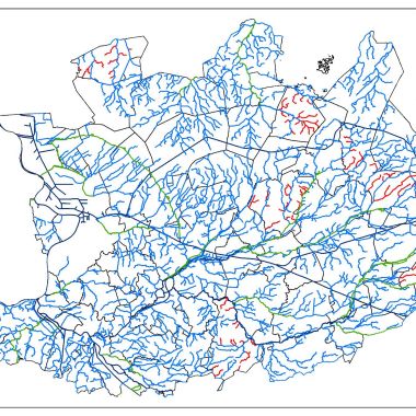 Waterlopenkaart Provincie Antwerpen